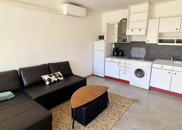 公寓 F1 Cosy 45m2, 2 Mn Mer, Du Port, Coeur 拉格朗德默特